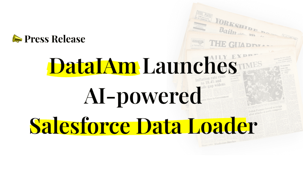 DataIAm Fix &amp; Load: PR/FAQ